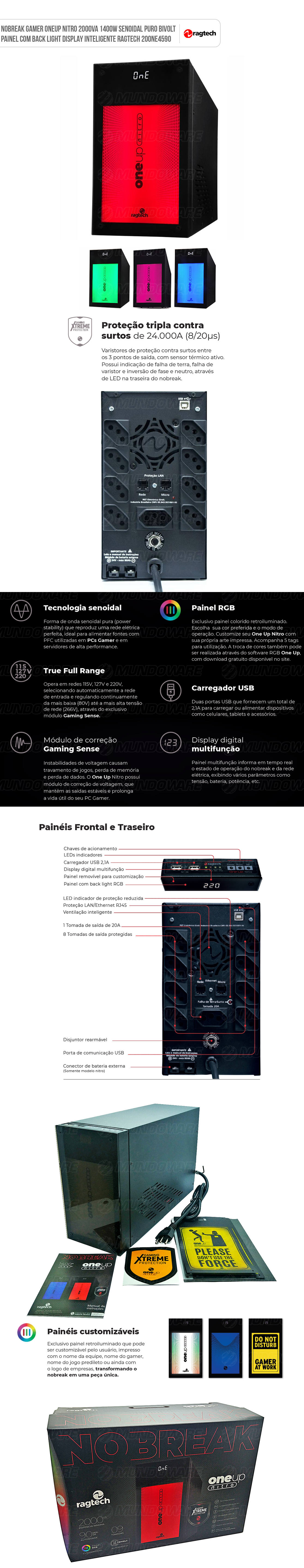 Auscultadores Para Jogos - Nitropc Nh1000 Para Jogos E Audição De