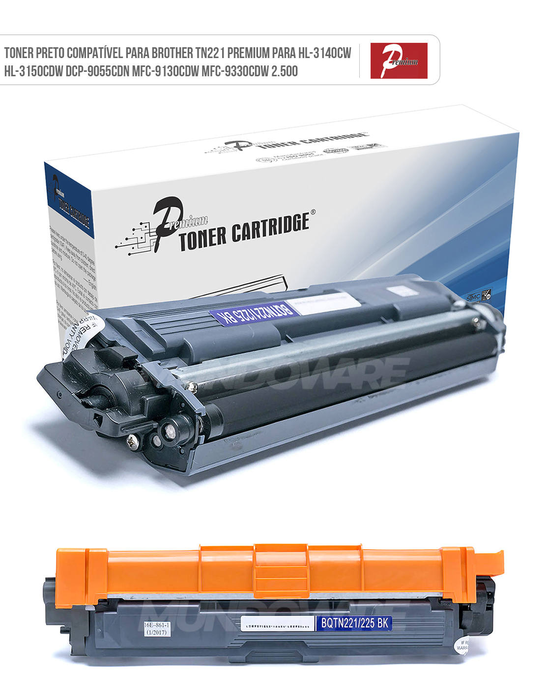 Toner Compatível com Brother TN-221BK TN221 Preto para HL-3140cw HL-3170cdw MFC-9130cw MFC-9330cdw HL3140 Premium 2.500 Cartucho de Toner Compatível com Brother TN-221BK TN221 Preto para HL-3140cw HL-3170cdw MFC-9130cw MFC-9330cdw HL3140 Premium 2.500