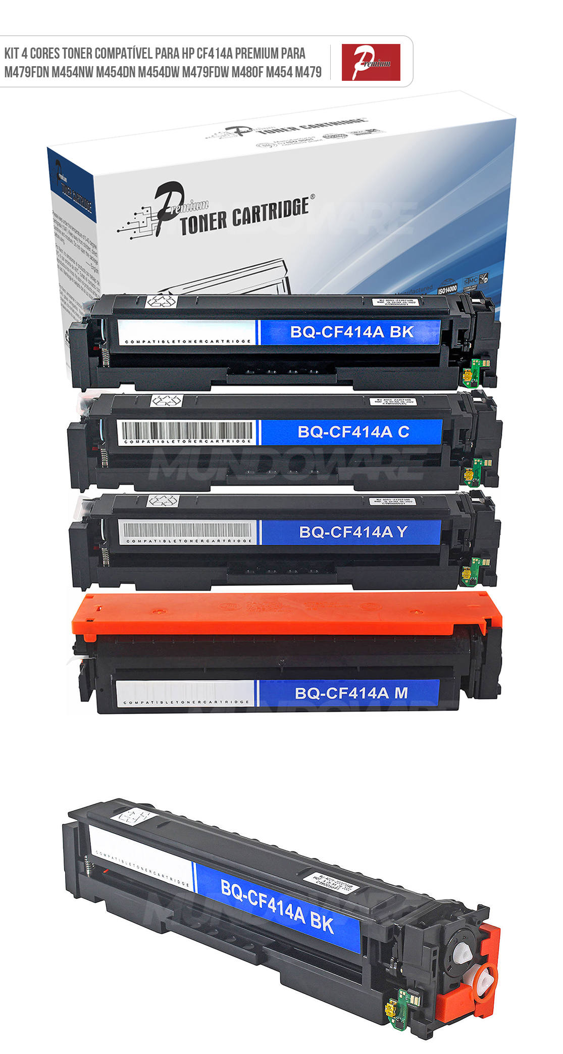 Kit Colorido de Cartuchos de Toner Compatível com HP M454dw M454dn M479fdw M479dw M479fdn M454nw M454 M479 M 479dw 479fdn 479fdw Premium Kit 4 Cores Toner Compatível com HP M454dw M454dn M479fdw M479dw M479fdn M454nw M454 M479 M 479dw 479fdn 479fdw Premium