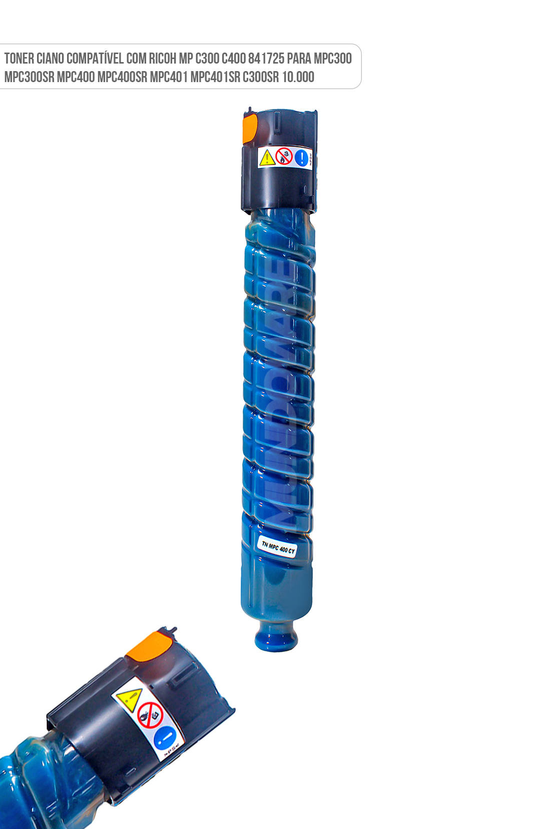 Cartucho de Toner Ciano Compatível com Ricoh MP C300 C400 841725 para MPC300 MPC300sr MPC400 MPC400sr MPC401 MPC401sr C300sr 10.000 Toner Ciano Compatível com Ricoh MP C300 C400 841725 para MPC300 MPC300sr MPC400 MPC400sr MPC401 MPC401sr C300sr 10.000