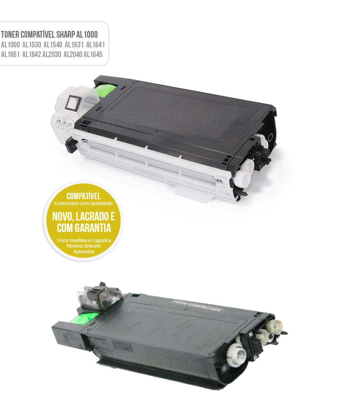 Toner Compatível AL-100TD para Impressora Sharp AL1000 AL2040 AL1645